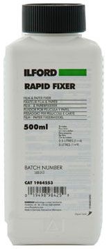 Filmiņas attīstīšanas ķimikālijas Ilford Rapid Fixer 0.5L