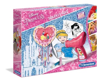 Dekorēšanas komplekts Clementoni Disney Princess Sparkly Art Set