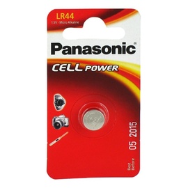 Батареи Panasonic 12493, LR44, 1.5 В, 1 шт.
