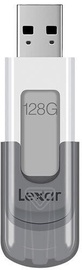 USB atmintinė Lexar V100, pilka, 128 GB