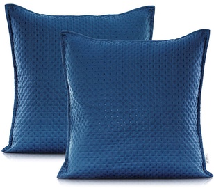 AmeliaHome Carmen Pillowcase Dark Blue 45x45 2pcs