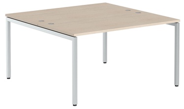 Skyland Xten-S Office Desk XWST 1414 Tiara Beech/Aluminium