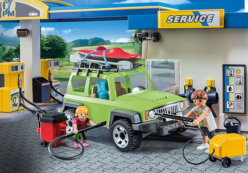 Конструктор Playmobil City Life Gas Station 70201 70201, пластик