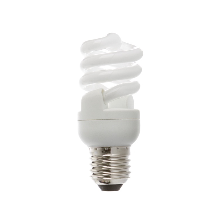 Лампочка Osram Компактная люминесцентная, нейтральный белый, E27, 12 Вт, 660 лм