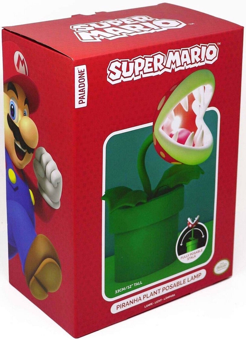 super mario piranha plant posable lamp