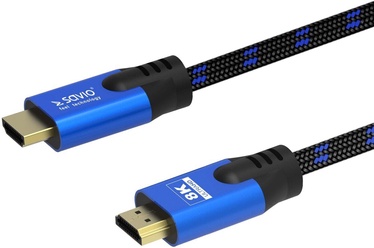 Провод Savio HDMI HDMI, HDMI, 1.8 м, черный