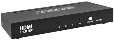 Qoltec Active Splitter HDMI 1 To 4 Black