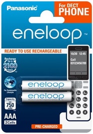 Uzlādējamās baterijas Panasonic eneloop, AAA, 750 mAh, 2 gab.