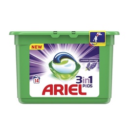 Ariel Liquid Tabs Lavender 14pcs