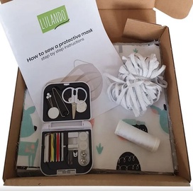 Lulando Family Box Sewing Kit Protective Mask Set Ballerinas 30pcs