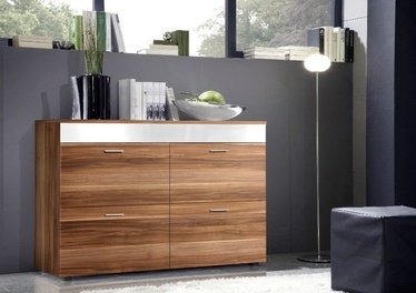 ASM Logo Chest Of Drawers Plum/White