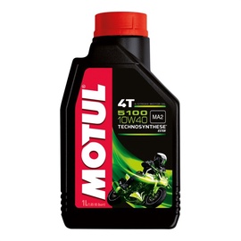 Машинное масло Motul 10W - 40, полусинтетическое, для мототехники, 1 л