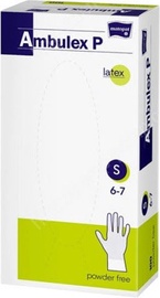 Matopat Ambulex Latex Powder Free Gloves S 100pcs