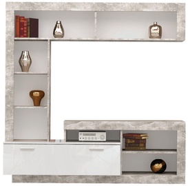 Sekcija Tuckano Warsaw White, 170x41x170 cm