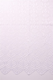 Dienas aizkari Uniglob, balta, 60 cm