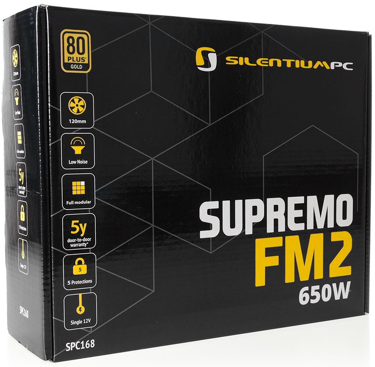 Блок питания SilentiumPC Supremo FM2 650 Вт, 12 см