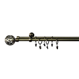 Dvigubo karnizo komplektas Domoletti LK1835/VI, 300 cm, Ø 19 mm