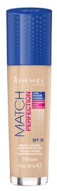 Rimmel London Match Perfection Foundation SPF20 30ml 100
