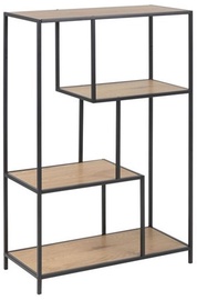 Home4you Shelf Seaford Oak/Black AC74547