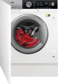 Iebūvējama veļas mašīna AEG L8FBE48SI, 8 kg, balta