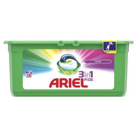 Pesukapslid Ariel Color 3 in 1, 28 tk