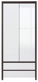 Black Red White Hallway Unit Kaspian 2 Wenge/White