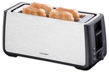 Cloer Toaster 3579 Black/ Inox
