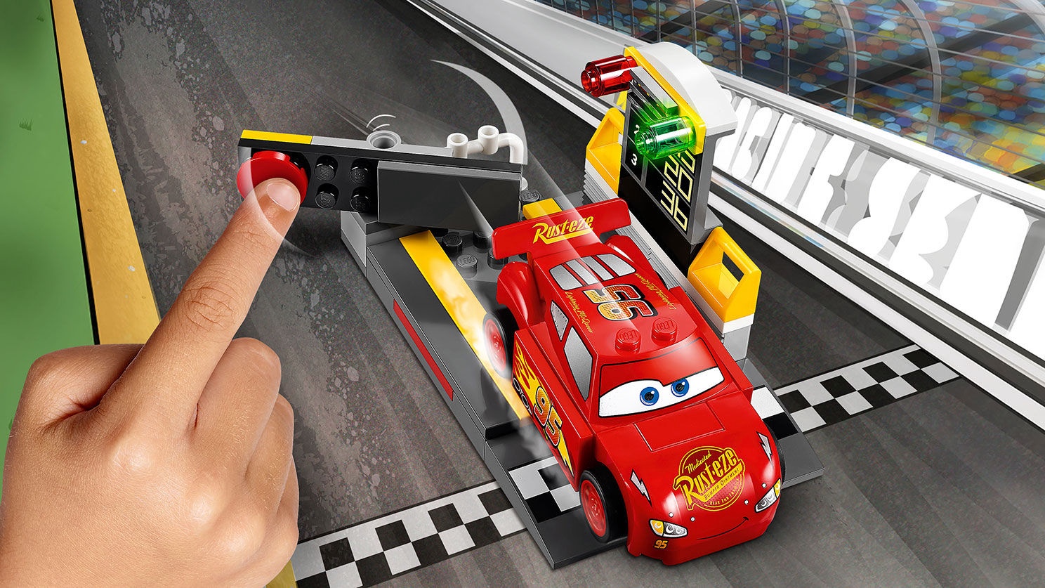 lego juniors lightning mcqueen speed launcher