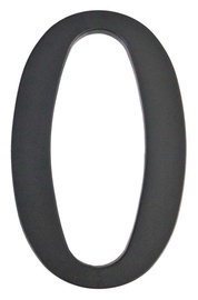 Durų numeris Barcz, 17.5 cm, plastikas, juoda