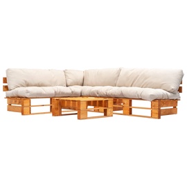 Välimööbli komplekt VLX Garden Set 277454, pruun, 1-4 istekohta