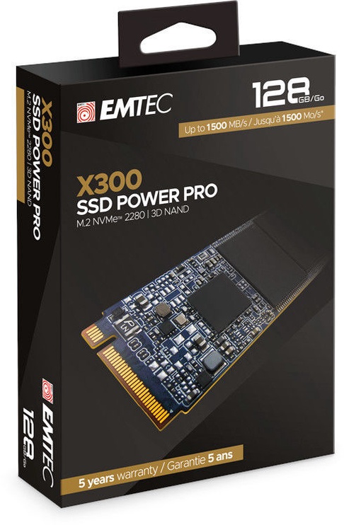 Kietasis diskas (SSD) Emtec Power Pro, M.2, 128 GB