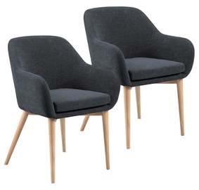 Home4you Chairs Monica Gray 2pcs 20224