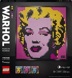 Konstruktors LEGO Art Andy Warhol's Marilyn Monroe 31197, 3341 gab.