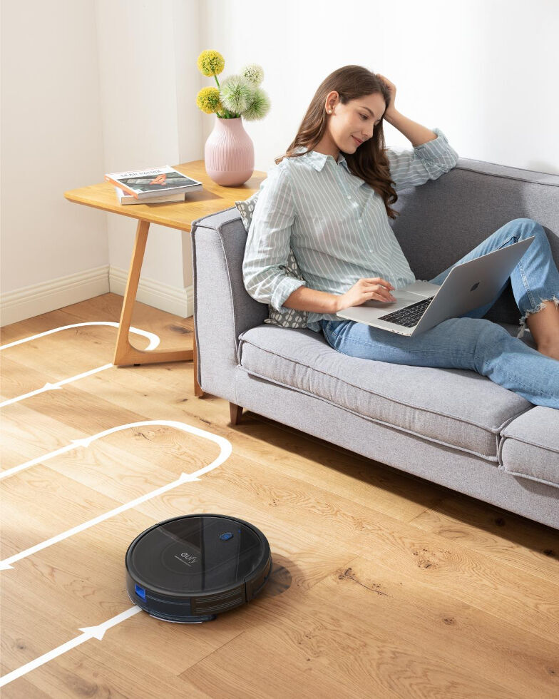 Dulkių siurblys - robotas Eufy RoboVac G10 Hybrid - Senukai.lt