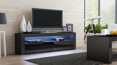 ТВ стол Pro Meble Milano 157 Black, 1575x350x500 мм