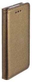 Mocco Smart Magnet Book Case For Apple iPhone X Dark Gold