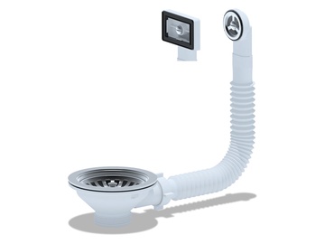 Ani Plast 115 Sink Siphon Overflow 3 1/2''