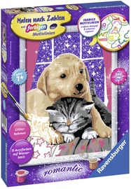 Ravensburger Painting By Numbers Romantic Cat & Dog 286478