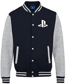 Licenced Playstation Buttons Men College Jacket Navy/Grey XL