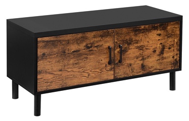 Sols Songmics Rustic, brūna/melna, 1000 mm x 350 mm x 500 mm