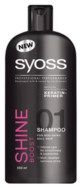 Plaukų šampūnas moterims Syoss Shine Boost, 500 ml