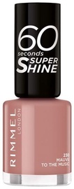 Лак для ногтей Rimmel London 230 Mauve To The Music, 8 мл