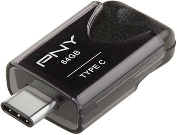 USB zibatmiņa PNY Elite, melna, 64 GB