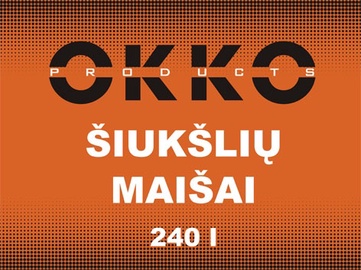 Prügikotid sangadega Okko, 240l 5tk