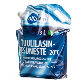 Logu mazgāšanas šķidrums Alfa-Kem, ziemas, 3 l, -21 °C