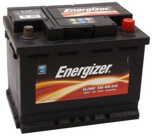 Аккумулятор Energizer E-L2480, 12 В, 56 Ач, 480 а