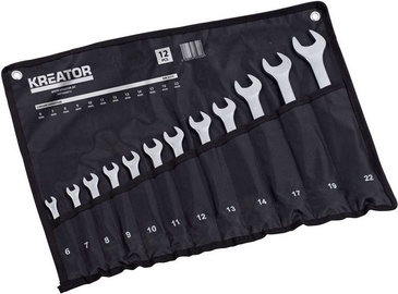 Kreator Combination Spanner 6-22mm 12pcs