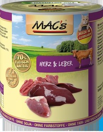 Mac's Cat Heart & Liver 800g