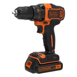 Akumuliatorinis gręžtuvas Black&Decker BDCDD186BTA, 18 V