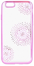 Beeyo Flower Dots Back Case For Samsung Galaxy J5 J530 Transparent/Pink
